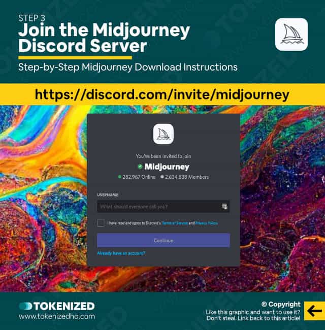 Step-by-step Midjourney download instructions – Step 3