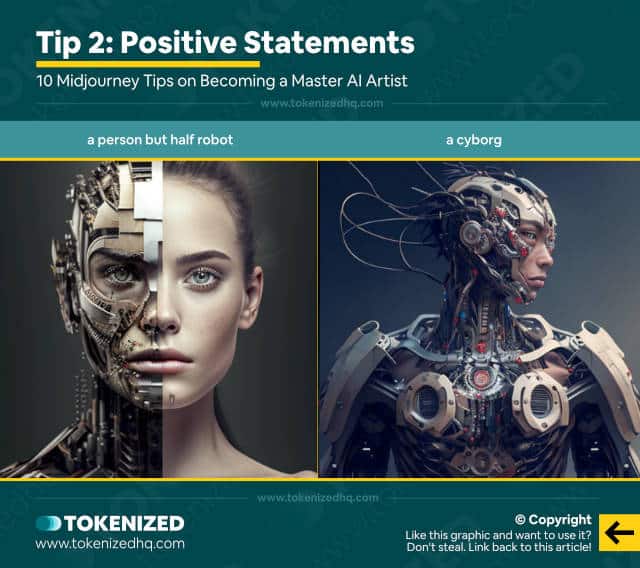 10 Midjourney Tips – #2 Positive Statements