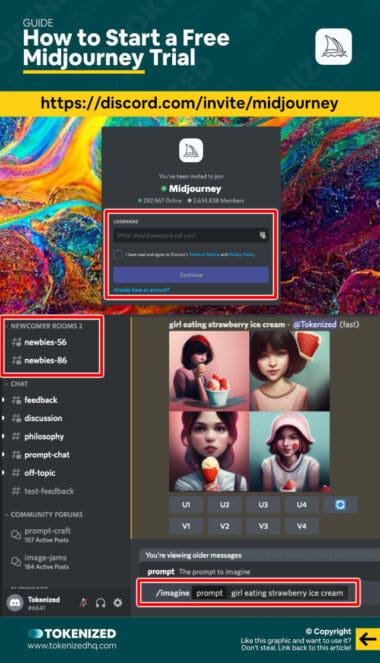 how to start midjourney free trial