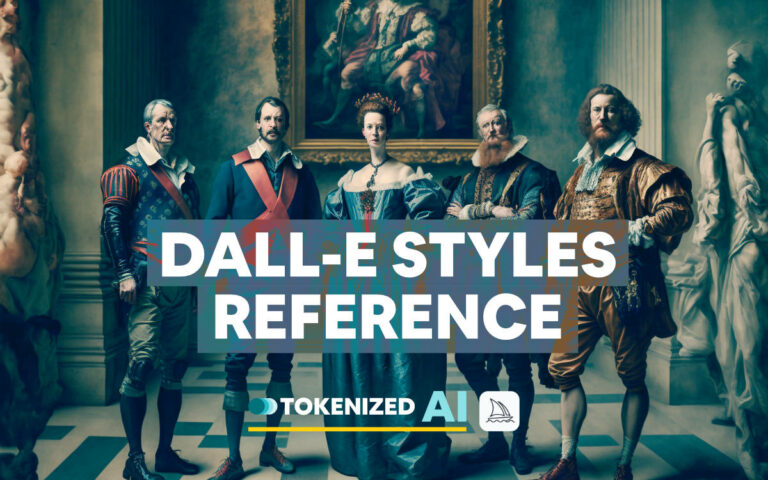 Artistic Feature image for the blog post "DALL-E Styles Reference with Prompts & Examples"