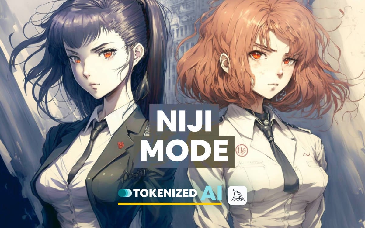Artistic Feature image for the blog post "Explained: Midjourney Niji Mode"