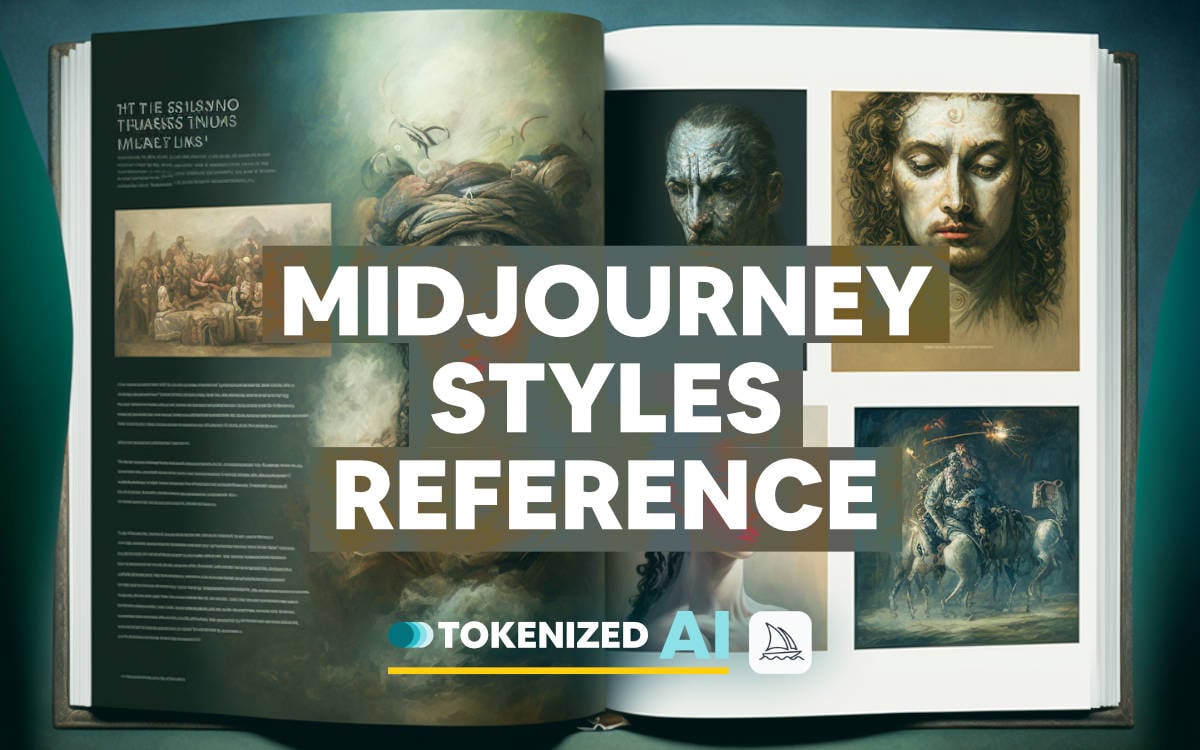 Artistic Feature image for the blog post "List of 2,000+ Midjourney Styles with Prompts"