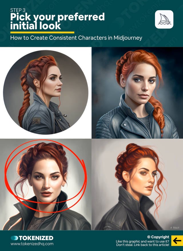 How to Create a Consistent Character in Midjourney – Step 3