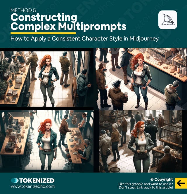 How to Apply a Consistent Character Style in Midjourney – Constructing Complex Multiprompts