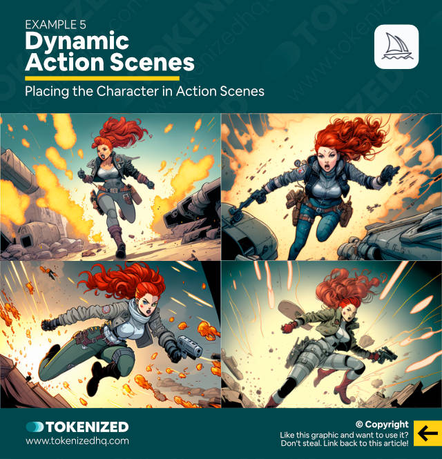 Place Characters in Action Scenes in Midjourney – Dynamic Action Scenes