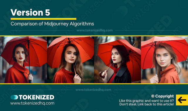 Sample output from using the Midjourney algorithm modifier for version 5.
