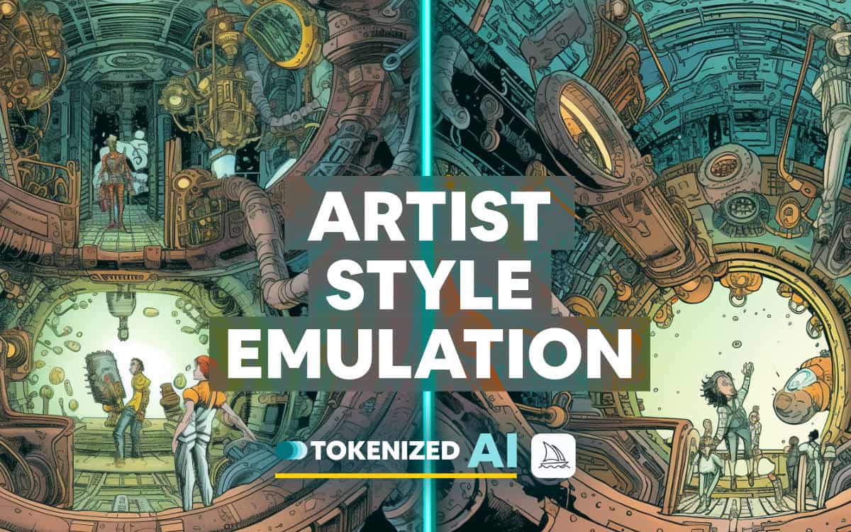 Feature image for the blog post "Midjourney Artist Style Emulation"