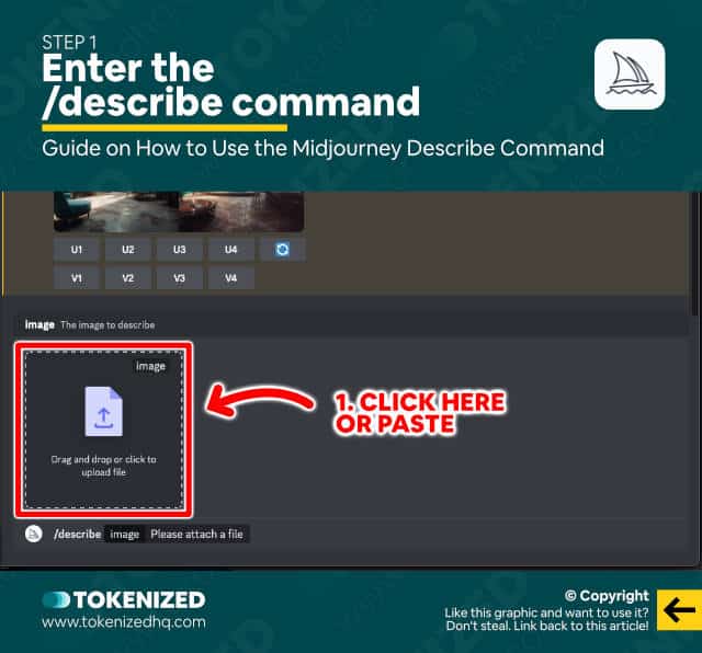 Explained Midjourney Describe Command Tokenized