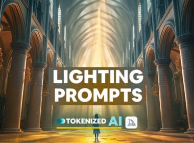 Feature image for the blog post "Powerful Lighting Prompts for Midjourney"